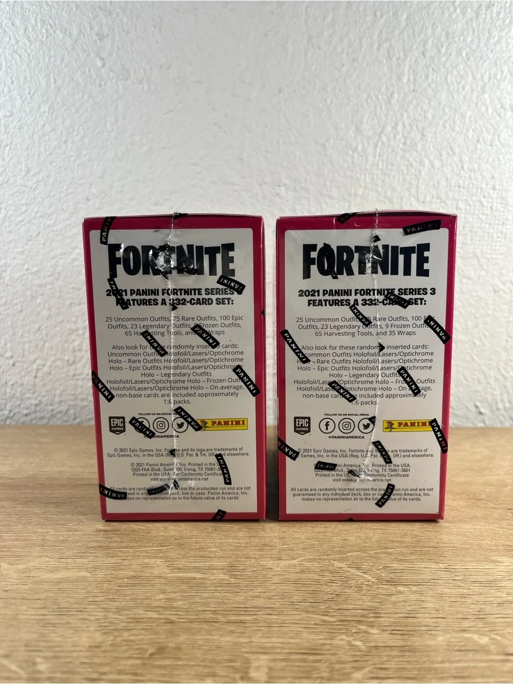 2021 Panini Fortnite Series 3 Blaster Box Lasers Parallel Lot x2 NEW SEALED